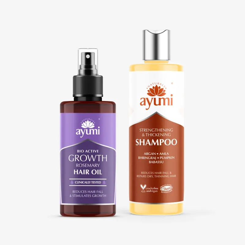 🌼 SET/ DUO šampon + olje ROŽMARIN za rast las