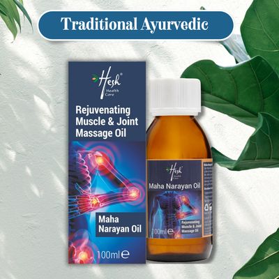 HESH Maha Narayan olje za masažo mišic in sklepov/ 100 ml (best sellers 2024)