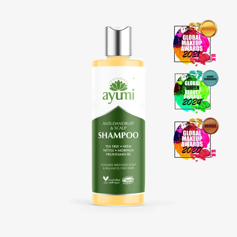 AYUMI Naturals šampon za lase I Proti prhljaju in za zdravo lasišče 250 ml