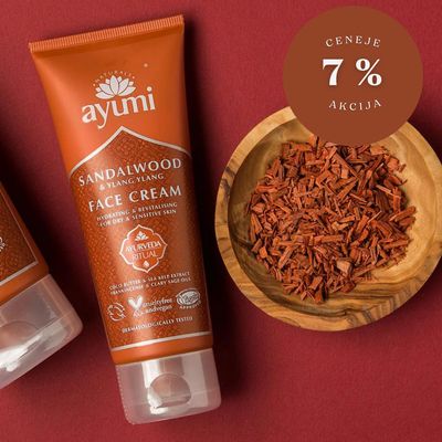 🌼  SET/ DUO krema + gel za umivanje za obraz SANDALOVINA &amp; YLANG YLANG