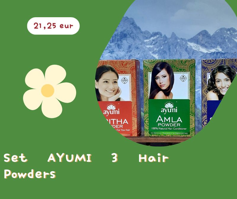 🌼 SET/ AYUMI "3 HAIR POWDERS"