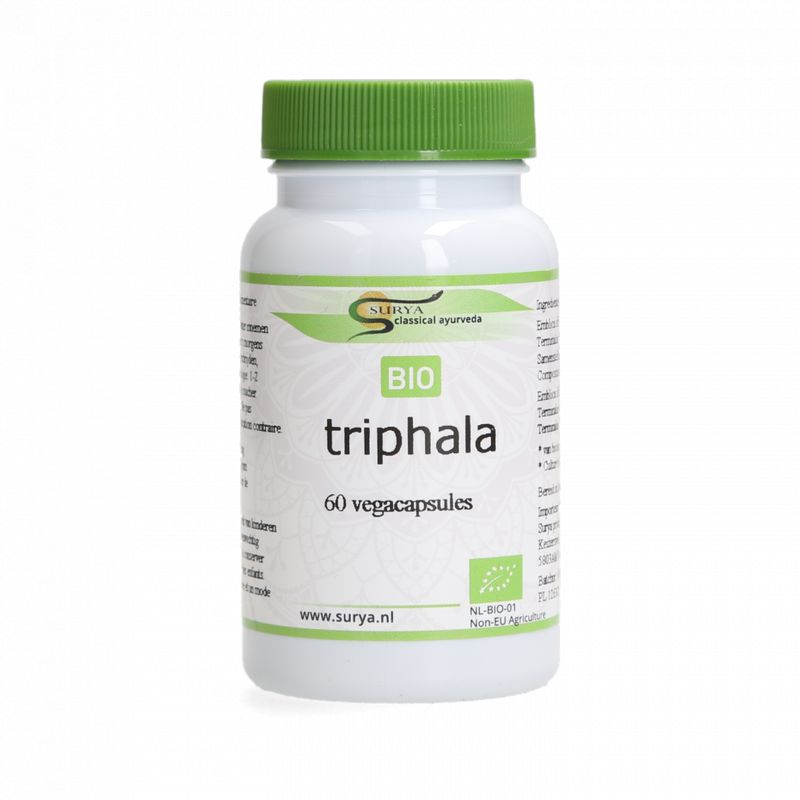 SURYA triphala (trifala) VEGE kapsule plus BIO/ 600 mg/ 60