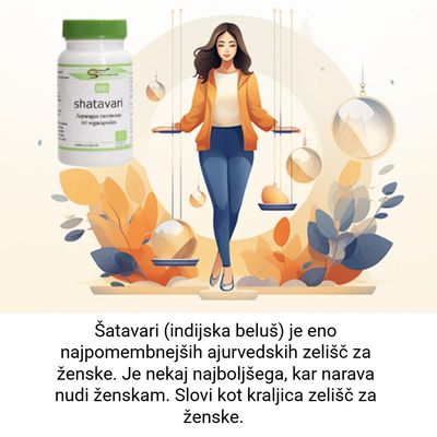 SURYA shatavari (šatavari) VEGE kapsule plus BIO/ 500 mg/ 60