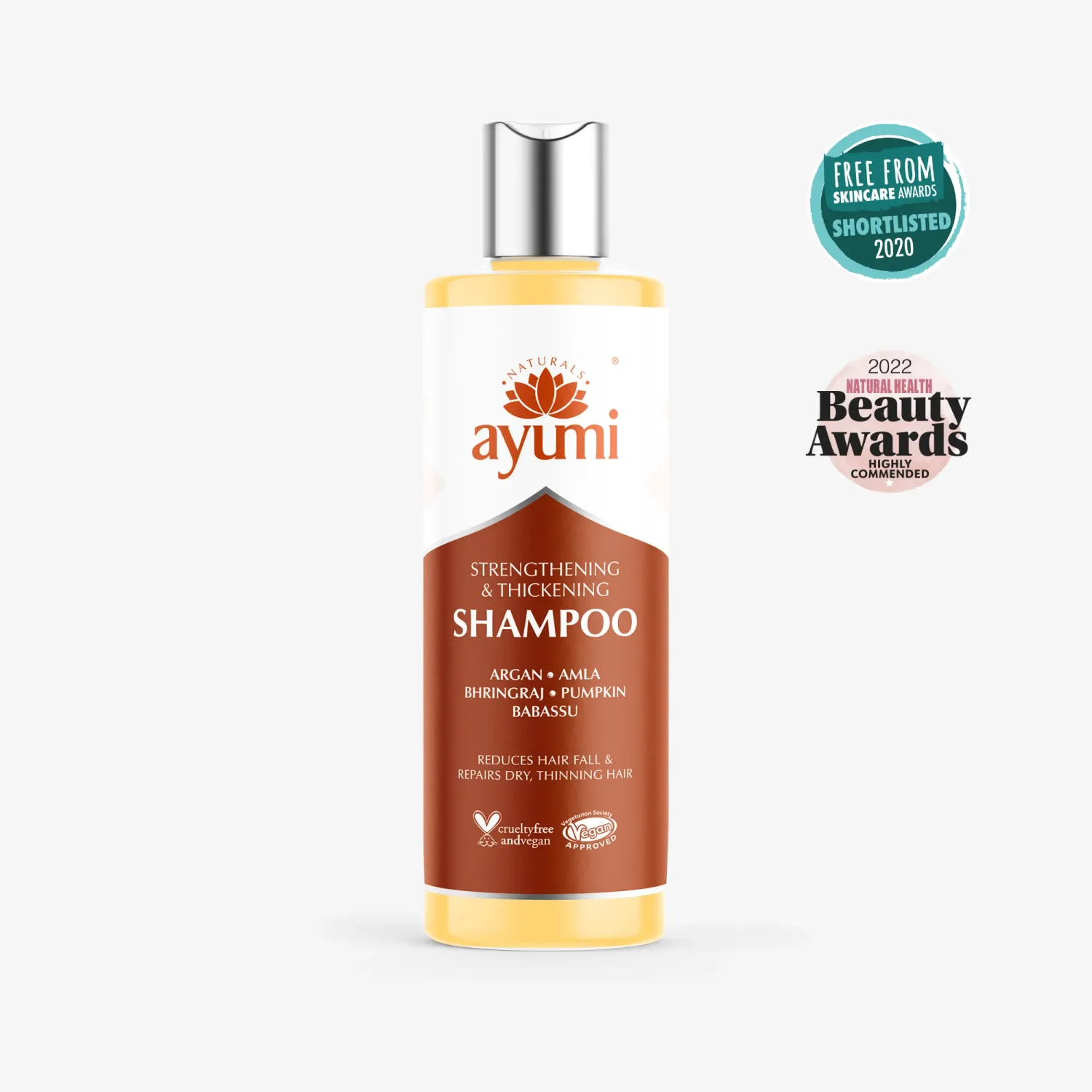 AYUMI Natural šampon za lase I Za rast in krepitev las 250 ml