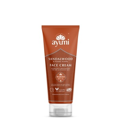 AYUMI krema za obraz SANDALOVINA &amp; KAKAVOVO MASLO 100 ml