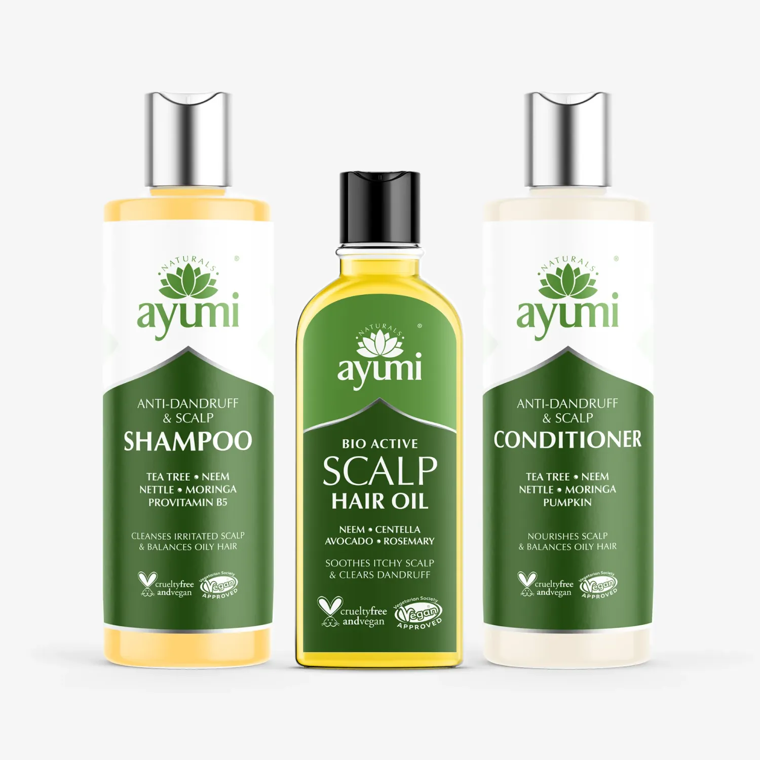 🌿 SET/ trio proti prhljaju in za zdravo lasišče "ZELENA LINIJA"