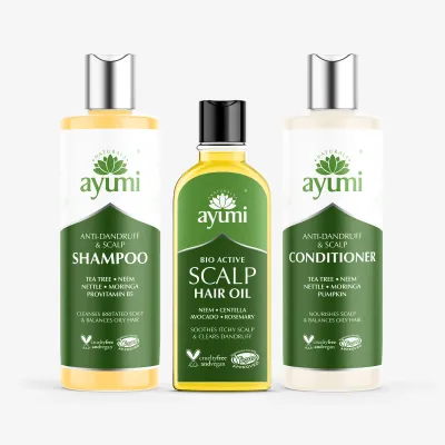 🌿 SET/ trio proti prhljaju in za zdravo lasišče "ZELENA LINIJA"