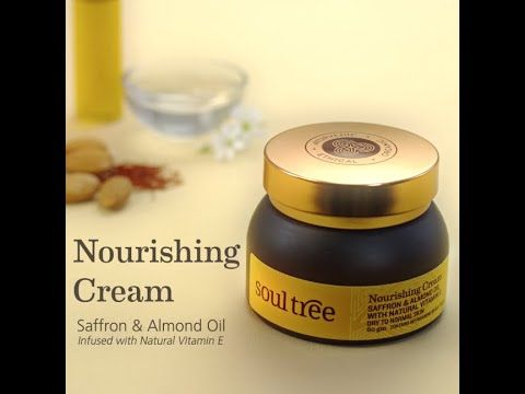 SoulTree hranljiva krema za obraz z žafranovim in mandljevim oljem &amp; vitaminom E/ BDIH/ 50 g