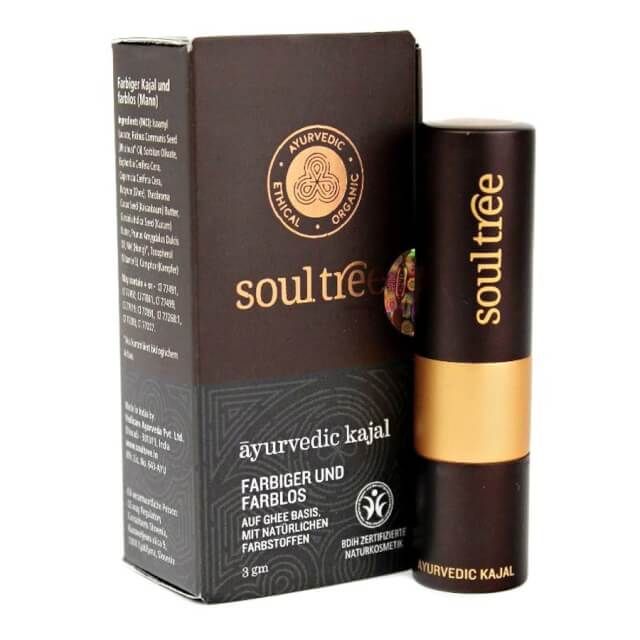 SoulTree ajurvedski kajal (kohl) "eyeliner" ČRNA/ 3 g