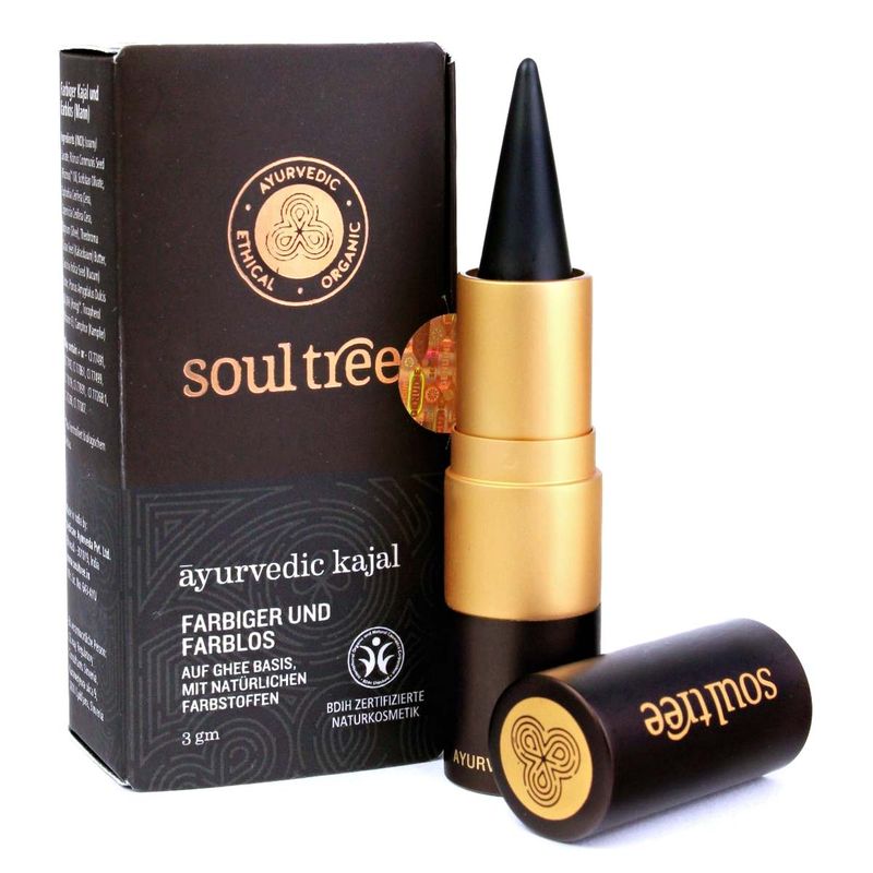 SoulTree ajurvedski kajal (kohl) "eyeliner" ČRNA/ 3 g