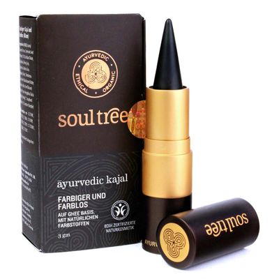 SoulTree ajurvedski kajal (kohl) "eyeliner" ČRNA/ 3 g