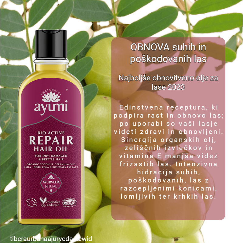 AYUMI BIO Repair Active olje za poškodovane lase/ 150 ml