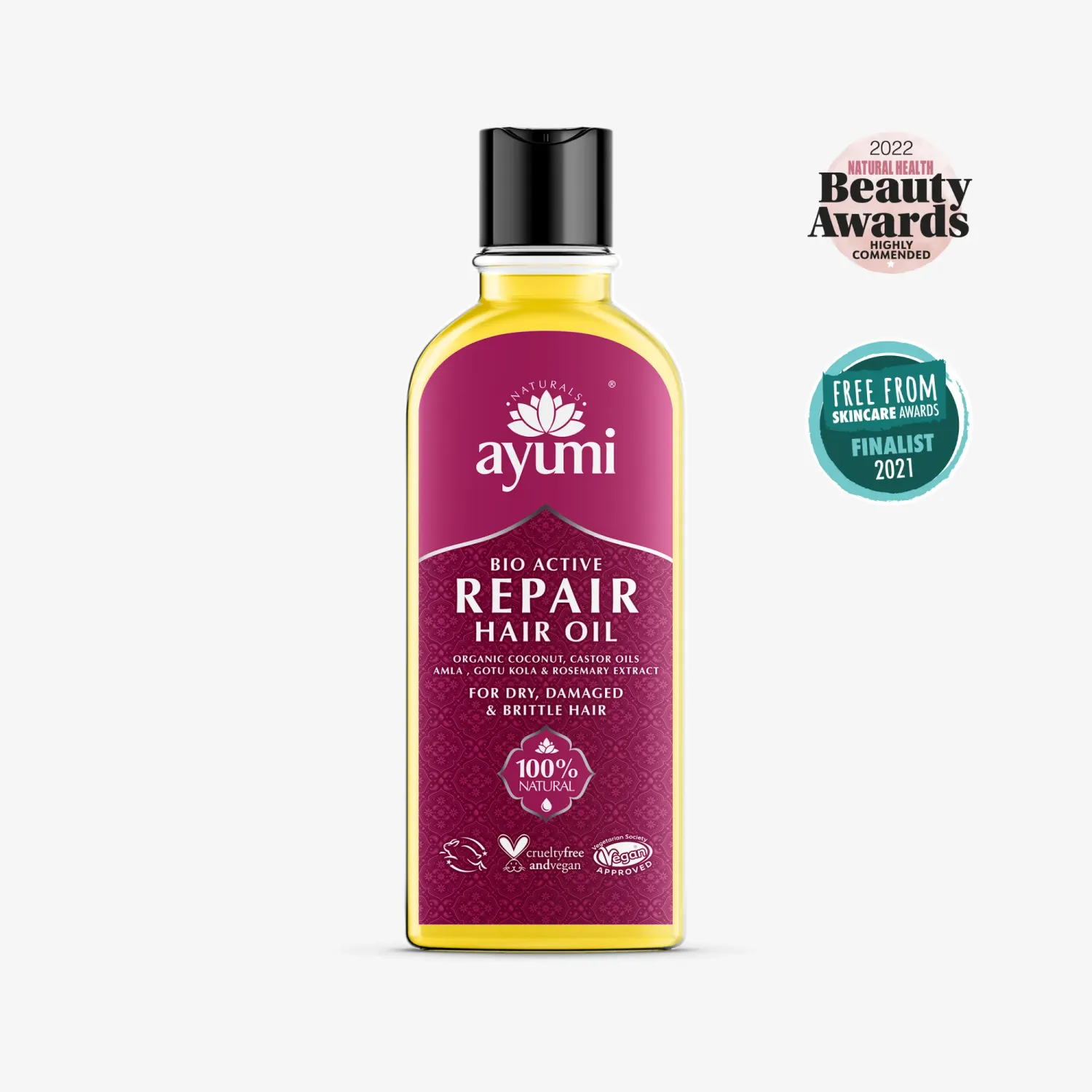 AYUMI BIO Repair Active olje za poškodovane lase/ 150 ml