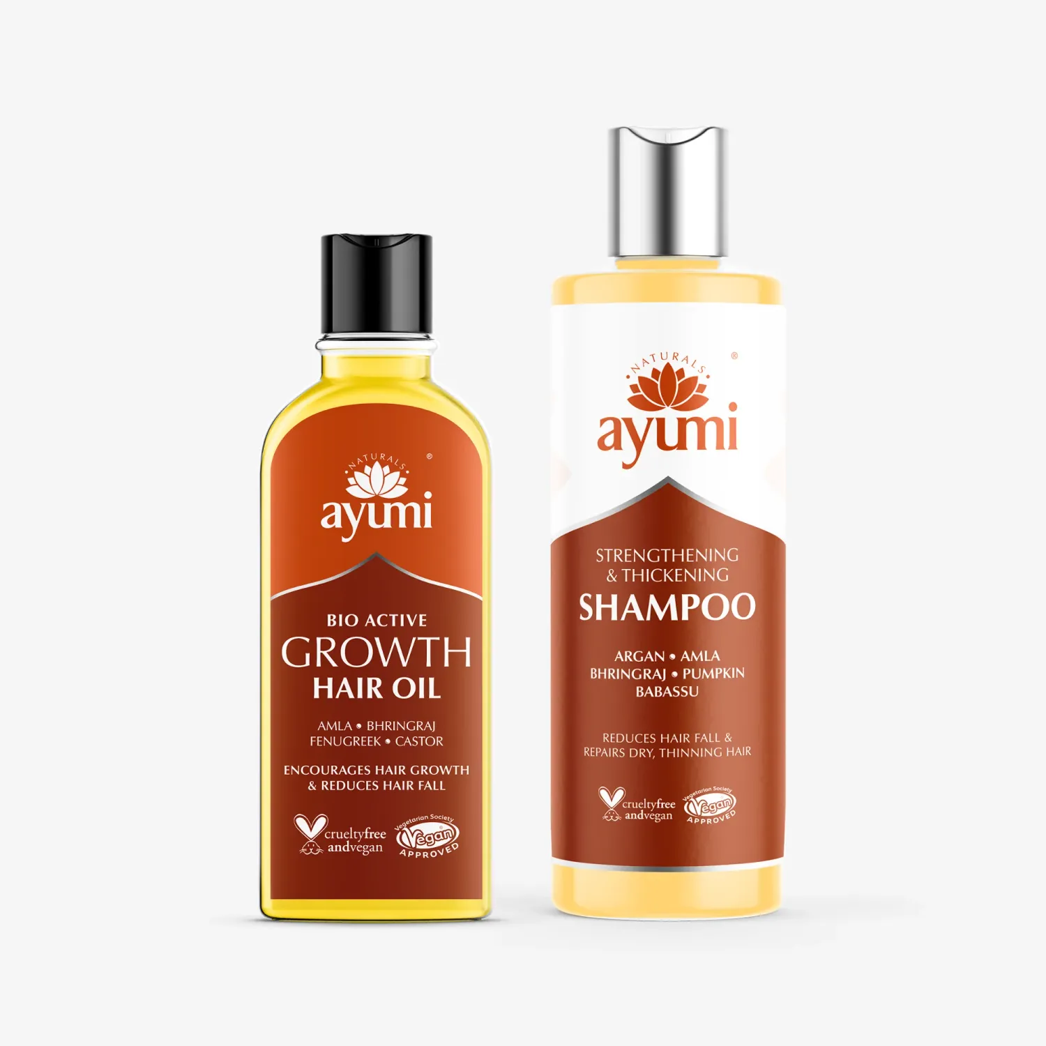 🌼 SET/ AYUMI »GROWTH HAIR« olje + šampon za rast in krepitev las
