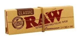 RAW - CONNOISSEUR 1 1/4 SIZE + TIP