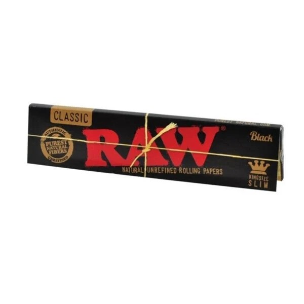 RAW - BLACK CLASSIC KINGSIZE SLIM PAPERS