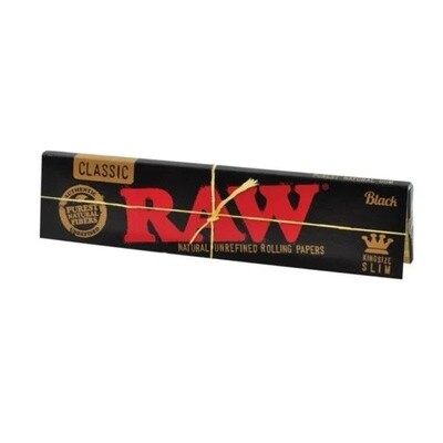 RAW - BLACK CLASSIC KINGSIZE SLIM PAPERS