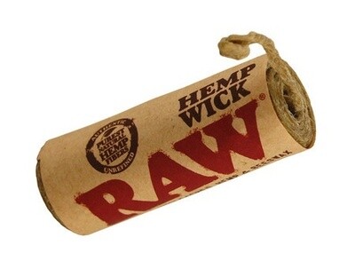 RAW - HEMP WICK NATURAL UNBLEACHED HEMP &amp; BEESWAX 6M