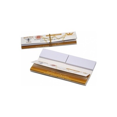 HORNET - WHITE NATURAL UNREFINED HEMP ROLLING PAPERS (KING SLIM)