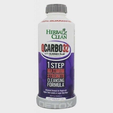 HERBAL CLEAN - QCARBO 1 STEP MACIMUM CLEANSE 948ML - GRAPE