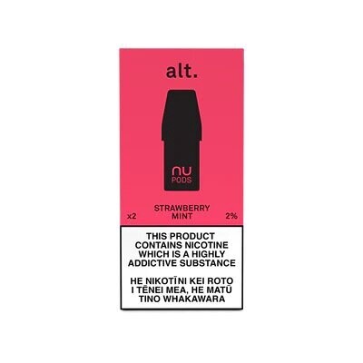 ALT NU - 40MG POD STRAWBERRY MINT (2PC/PK)