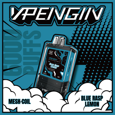 VAPENGIN JUPITER 6000 STARTER PACK BLUE RASP 50MG