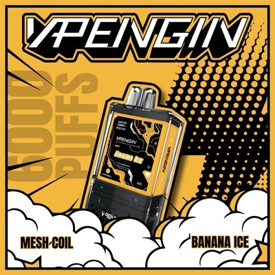 VAPENGIN JUPITER 6000 STARTER PACK BANANA ICE 50MG