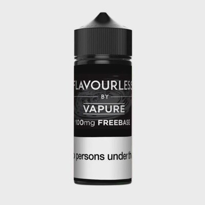 VAPURE - FLAVOURLESS 100ML 3MG