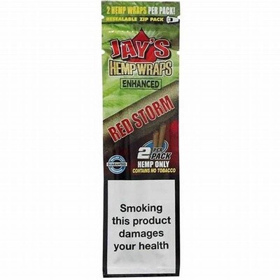 JUICY JAY&#39;S HEMP WRAPS - RED STORM