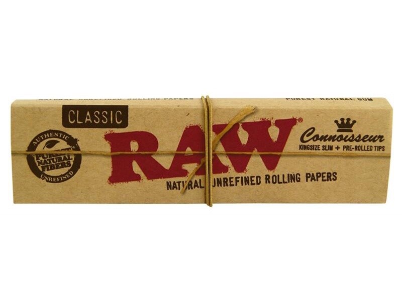 RAW - CONNOISSEUR KINGSIZE SLIM + TIPS