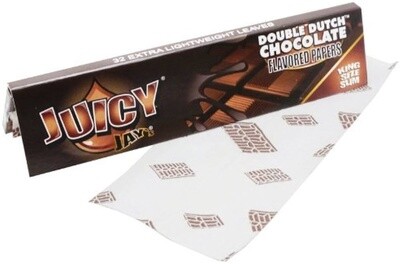 JUICY JAY&#39;S HEMP PAPER - DOUBLE DUTCH CHOCOLATE