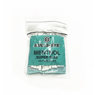 BULLS-EYE FILTER TIPS - MENTHOL SUPER SLIM 100S