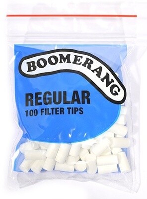 BOOMERANG FILTER TIPS – BLUE REGULAR 100S