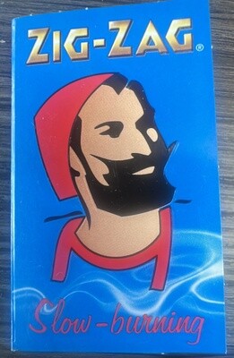 ZIG ZAG PAPERS DOUBLE BLUE 100S