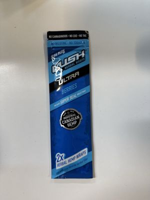 KUSH HERBAL HEMP WRAPS ULTRA BERRIES