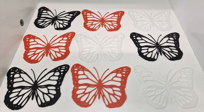ALEXWORKS - BUTTERFLY WALL ART (9 PIECES)