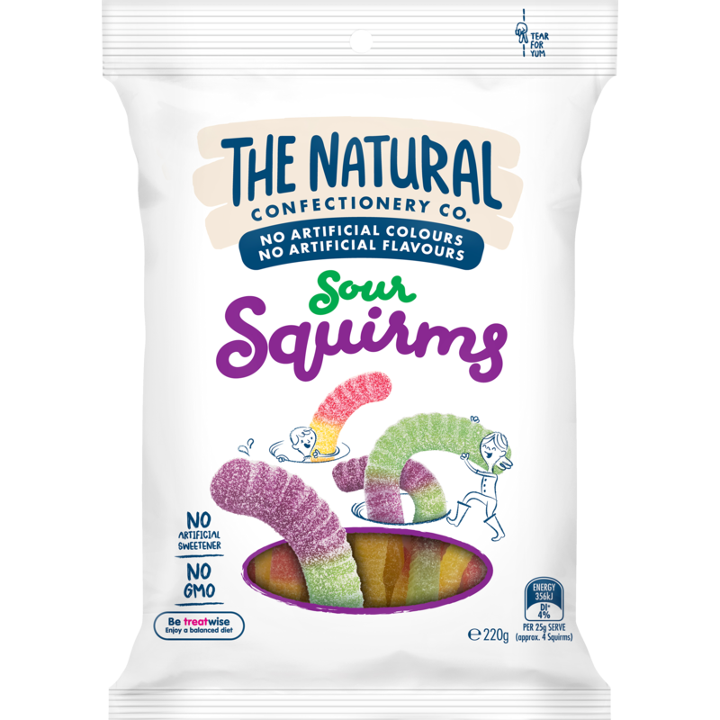 [CONFECTIONERY] SOUR SQUIRMS 220G