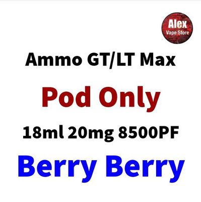 AMMO GT MAX POD 8500PF 20MG BERRY BERRY