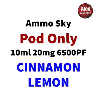 AMMO SKY POD 6500PF 20MG CINNAMON LEMON