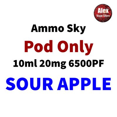 AMMO SKY POD 6500PF 20MG SOUR APPLE