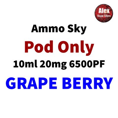 AMMO SKY POD 6500PF 20MG GRAPE BERRY