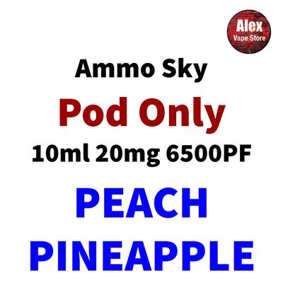 AMMO SKY POD 6500PF 20MG PEACH PINEAPPLE