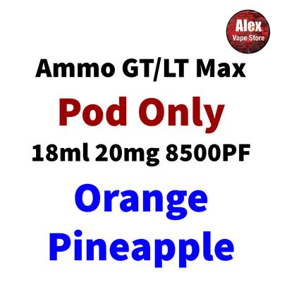 AMMO GT MAX POD 8500PF 20MG ORANGE PINEAPPLE