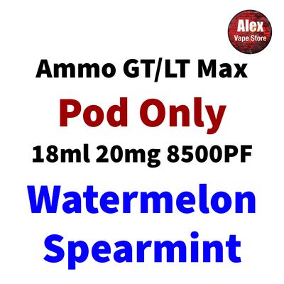 AMMO GT MAX POD 8500PF 20MG WATERMELON SPEARMINT
