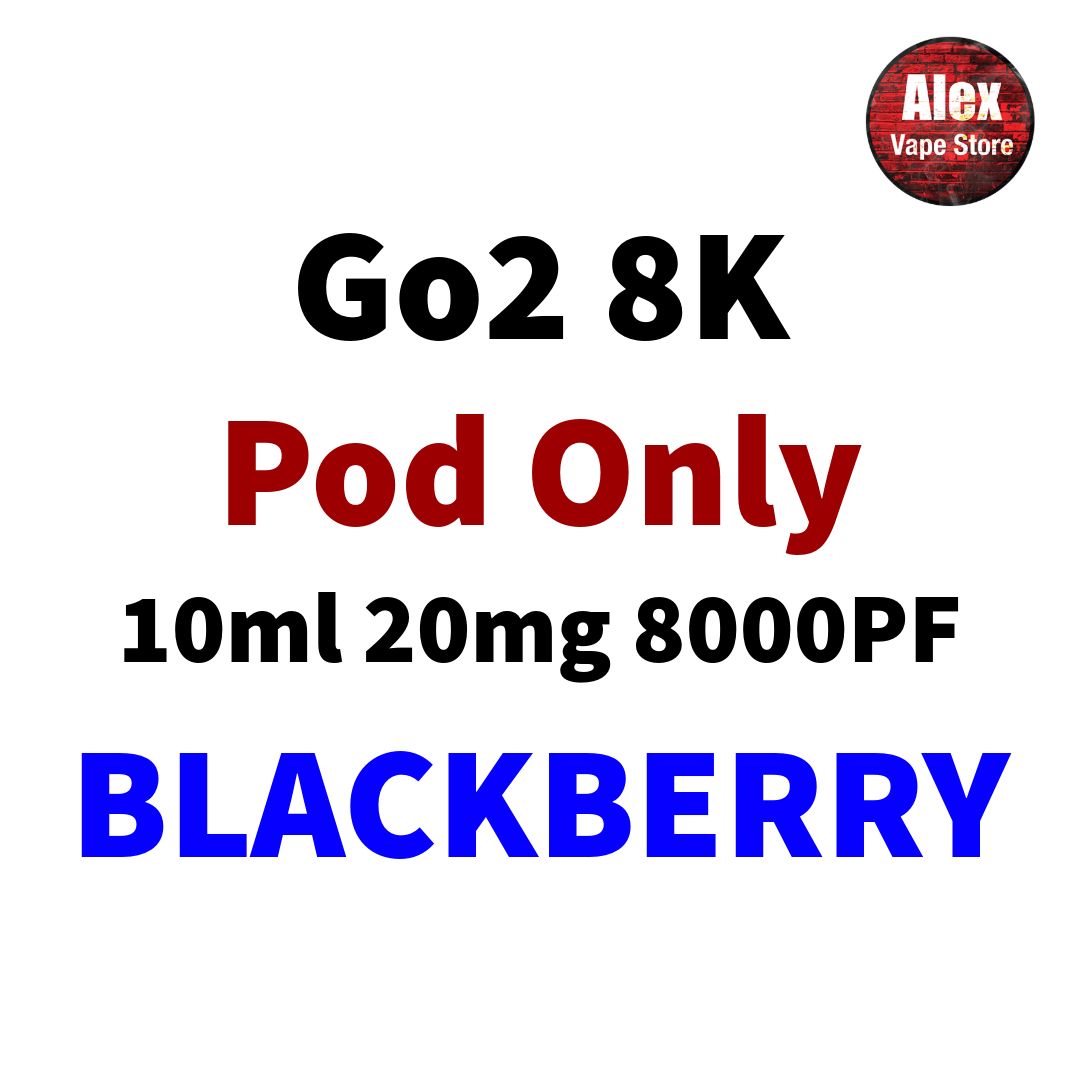 GO2 8K POD 8000PF 20MG BLACKBERRY