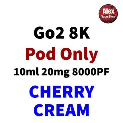 GO2 8K POD 8000PF 20MG CHERRY CREAM