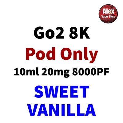 GO2 8K POD 8000PF 20MG SWEET VANILLA