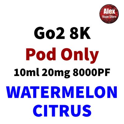 GO2 8K POD 8000PF 20MG WATERMELON CITRUS