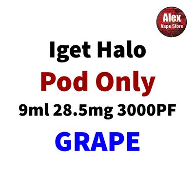 IGET HALO POD 3000PF 28.5MG GRAPE