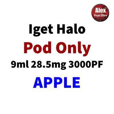 IGET HALO POD 3000PF 28.5MG APPLE